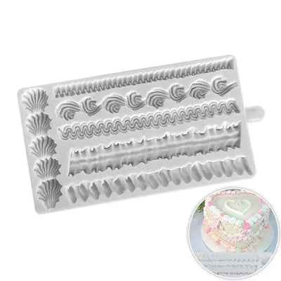 PIPED BOARDERS | SILICONE MOULD