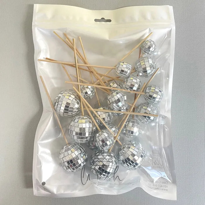 DISCO | DECO FOAM BALL TOPPER | 20 PC SET