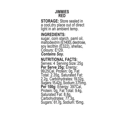 JIMMIES | RED | 60G SPRINK'D