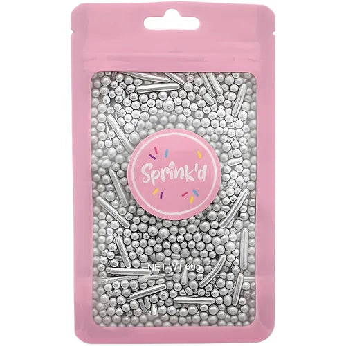 SILVER METALLIC MIX | 60G SPRINK'D