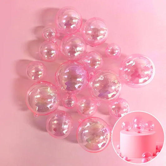 PINK OPAQUE | DECO BALL TOPPER | 20 PC SET