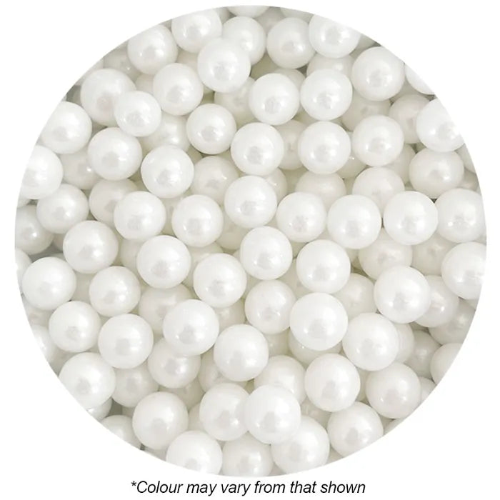 8MM SUGAR BALLS PEARL | WHITE | 60G SPRINK'D