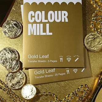 GOLD LEAF | 5 SHEETS COLOUR MILL
