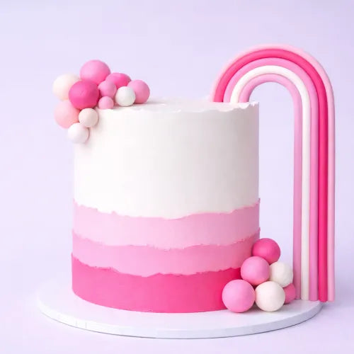 WISH | PINK RAINBOW CAKE TOPPER