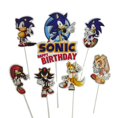 WISH | SONIC THE HEDGEHOG | TOPPER SET | 7 PC