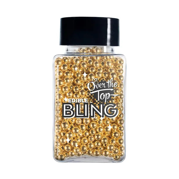SPRINKLES OTT BLING GOLD PEARLS 80G - 4MM
