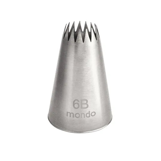 MONDO #6B S/S OPEN STAR PIPING TIP