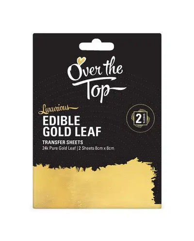 GOLD LEAF 24K TRANSFER 2 SHEETS (OTT)