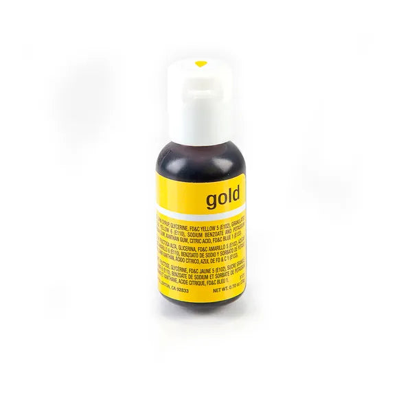 Food Colour Gold Liqua-Gel Food Colour 0.70 oz/20 grams