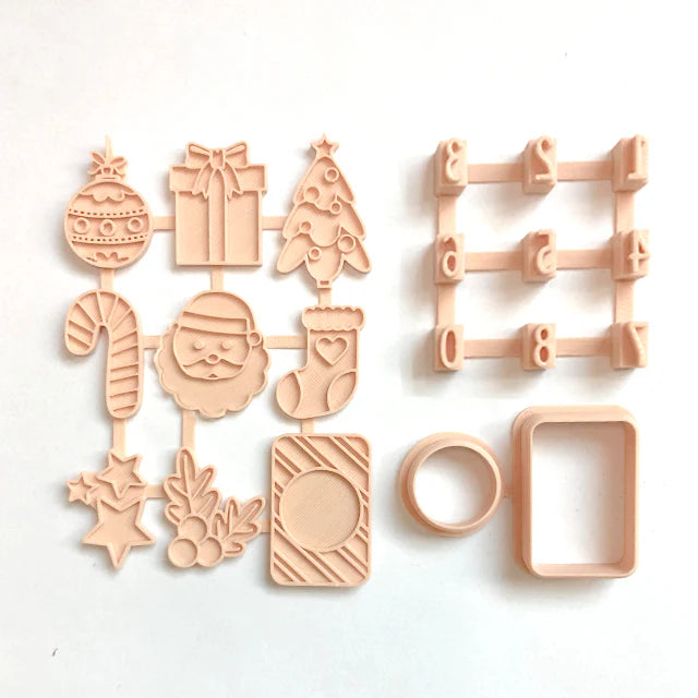 Advent Calendar Cutter & Embosser Set (Little Biskut)