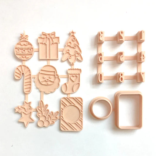 Advent Calendar Cutter & Embosser Set (Little Biskut)