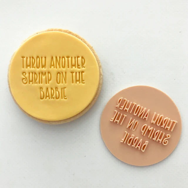 Throw Another Shrimp On The Barbie Embosser Set (Little Biskut)