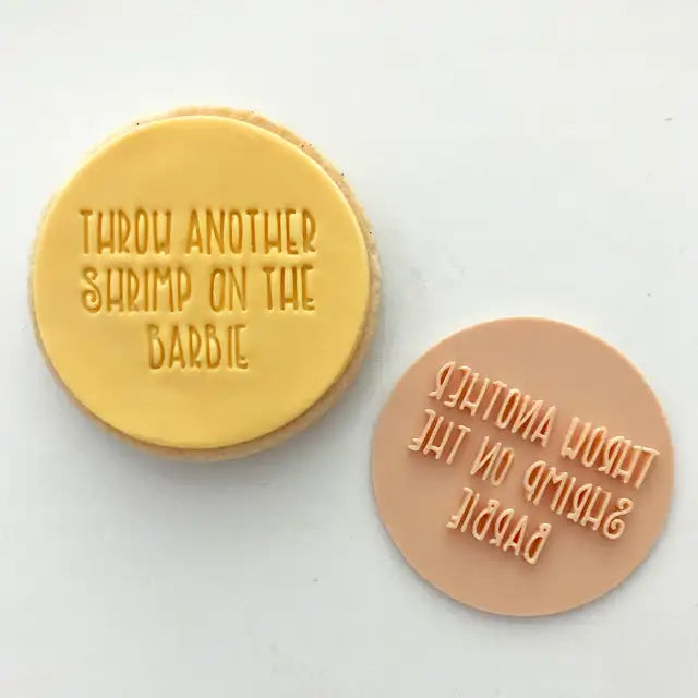 Throw Another Shrimp On The Barbie Embosser Set (Little Biskut)
