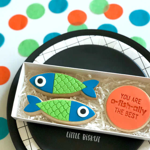Fish Cutter & Embosser Set (Little Biskut)