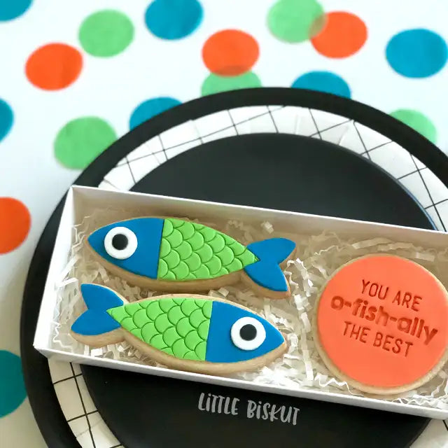 Fish Cutter & Embosser Set (Little Biskut)