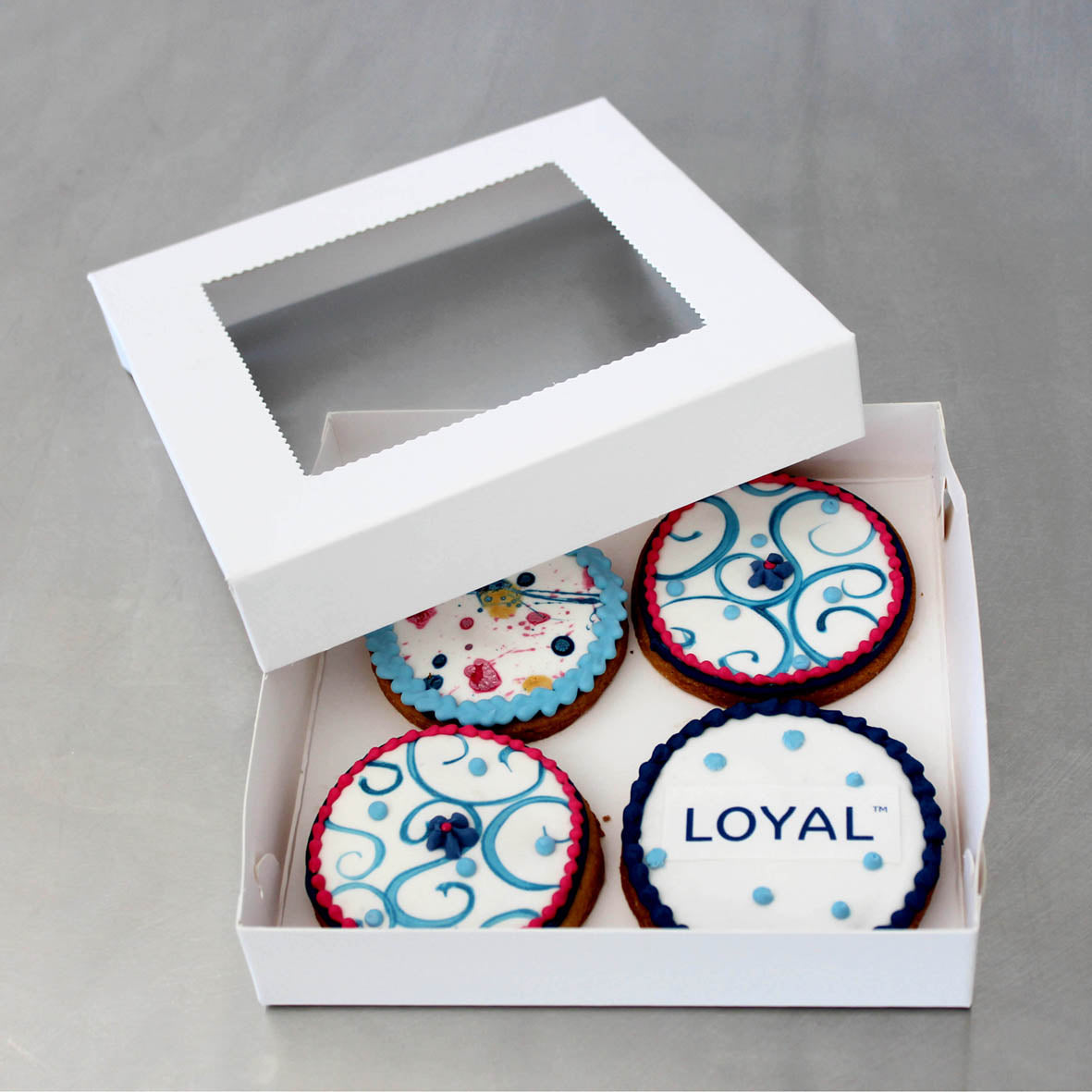 Box Biscuit Box 6 x 6 x 1 inch (10 PACK)