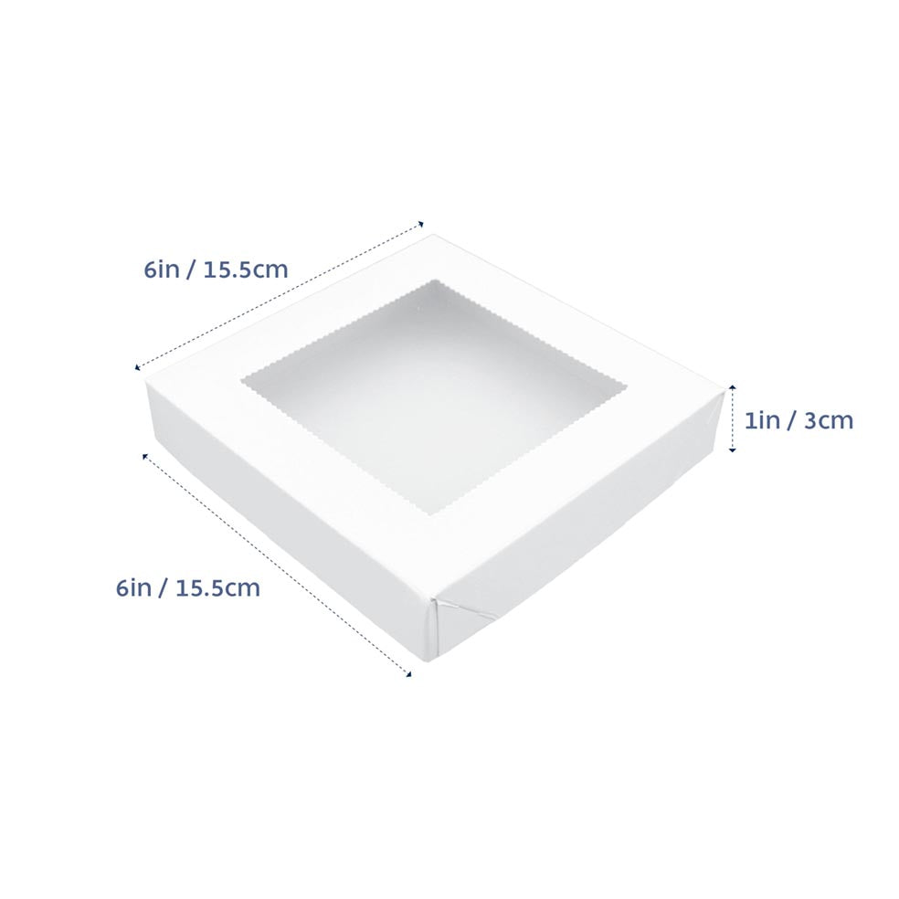 Box Biscuit Box 6 x 6 x 1 inch (10 PACK)