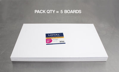 MASONITE RECTANGLE 18" x 14"WHITE BOARD LOYAL