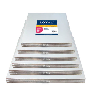 MASONITE 12" SQUARE SILVER BOARD (LOYAL)