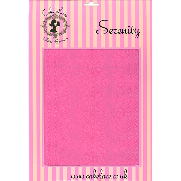 Cake Lace Mat SERENITY 3D - by Claire Bowman