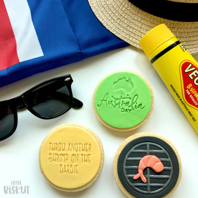 Throw Another Shrimp On The Barbie Embosser Set (Little Biskut)