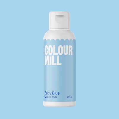 Food Colour Baby Blue Colour Mill Oil 100ml