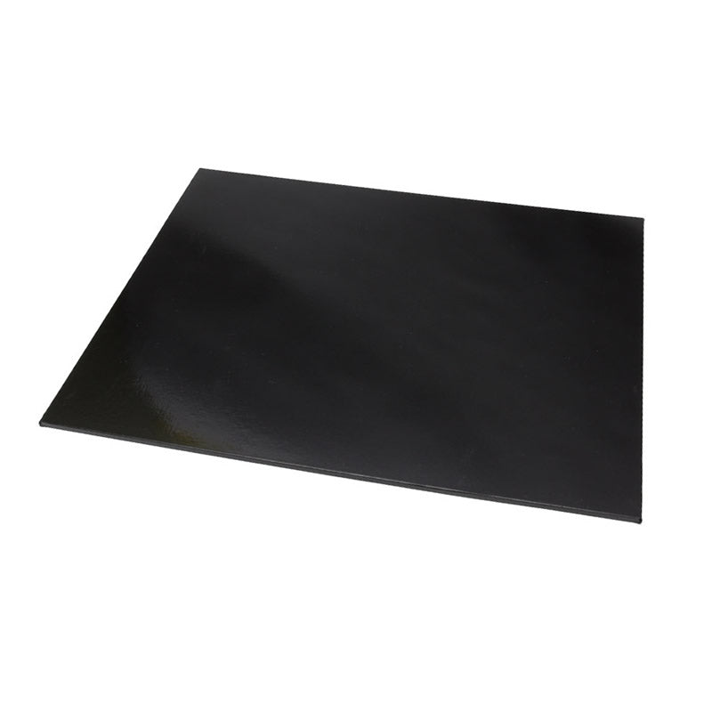 Cake Board Masonite (Black) Rectangle (45cm x 35cm)