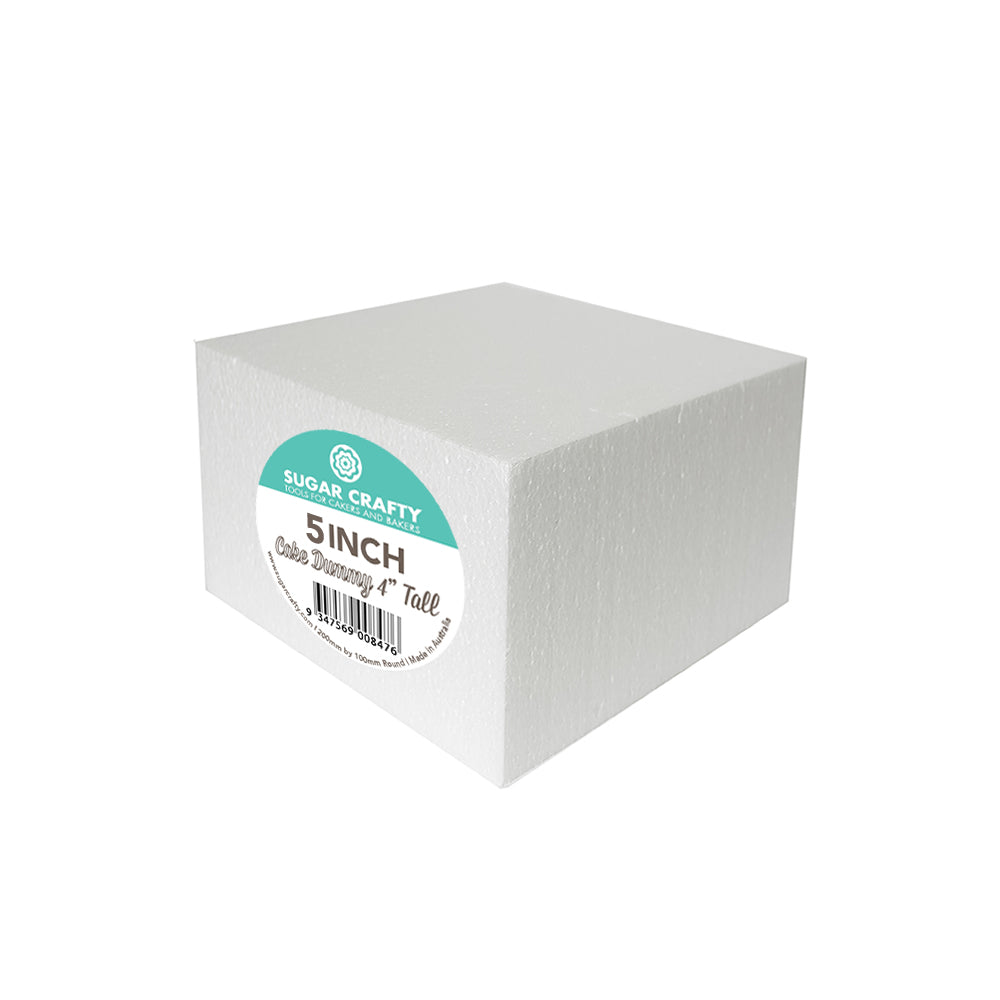 Cake Dummy Square 5" x 4" High