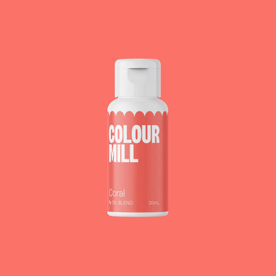 Food Colour Coral Colour Mill Oil 20ml