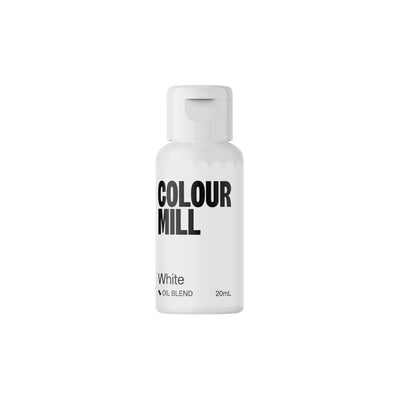 Food Colour White Colour Mill Oil 20ml