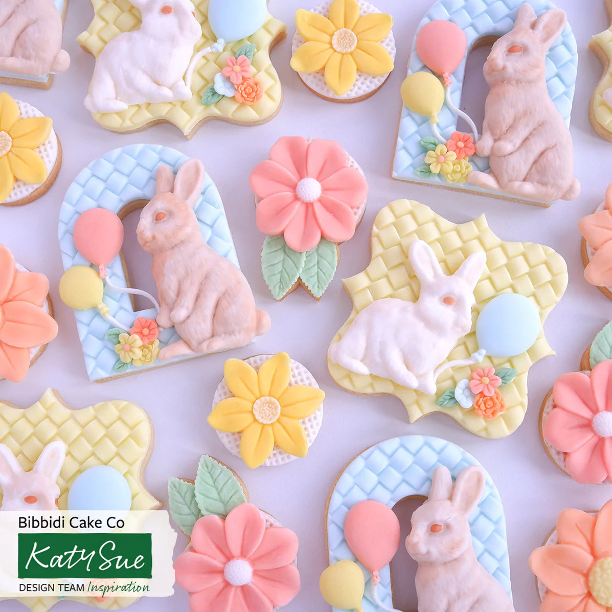 Rabbits Silicone Mould Katy Sue