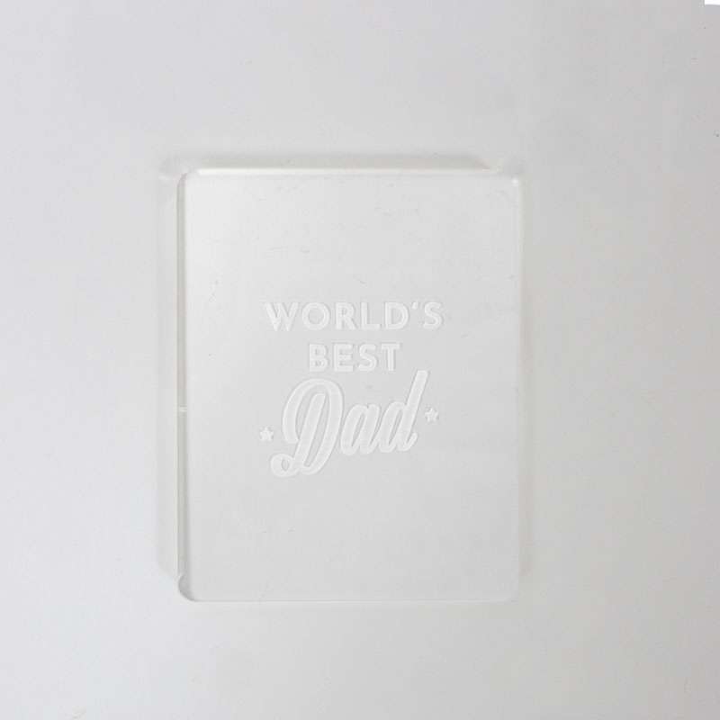 Cookie Stamp Worlds Best Dad – view 2