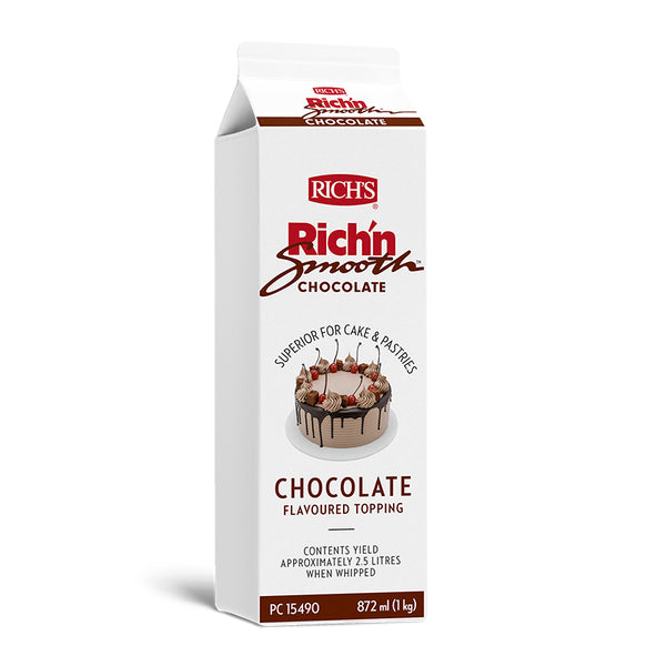 RICH'S FROZEN RICH N SMOOTH CHOCOLATE 1 KG Ipswich Cake Room