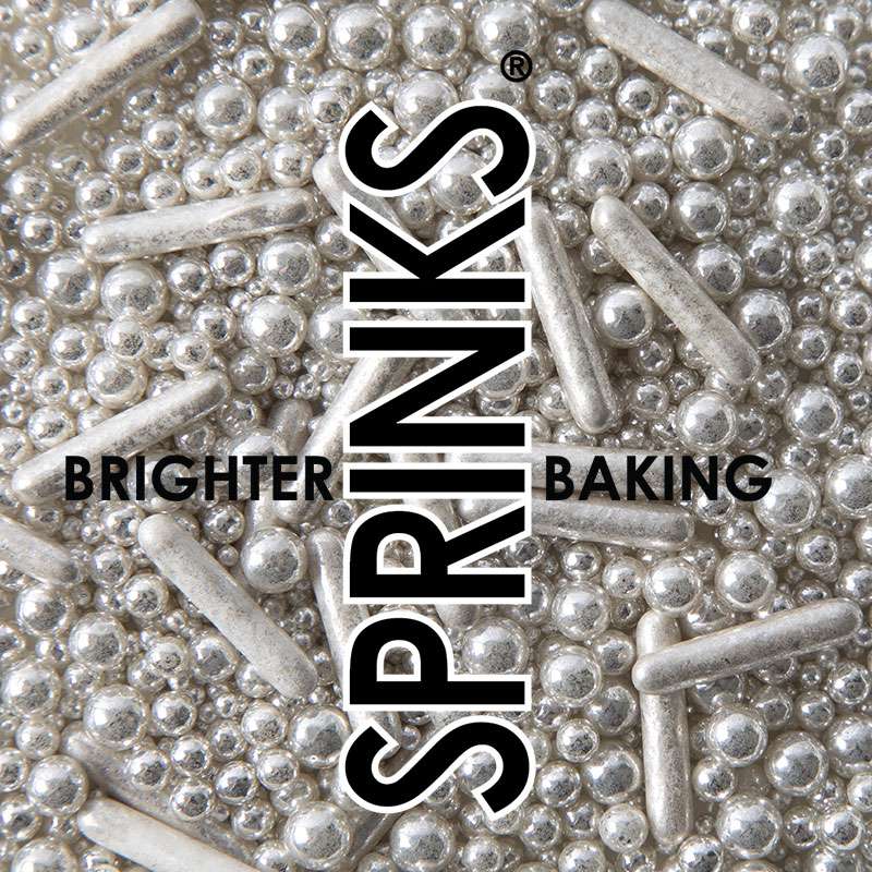500g BUBBLE & BOUNCE SILVER Sprinkles - by Sprinks – view 2