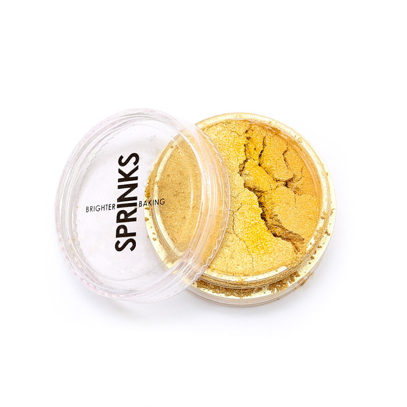 BRIGHT GOLD Lustre Dust (10ml) - Sprinks