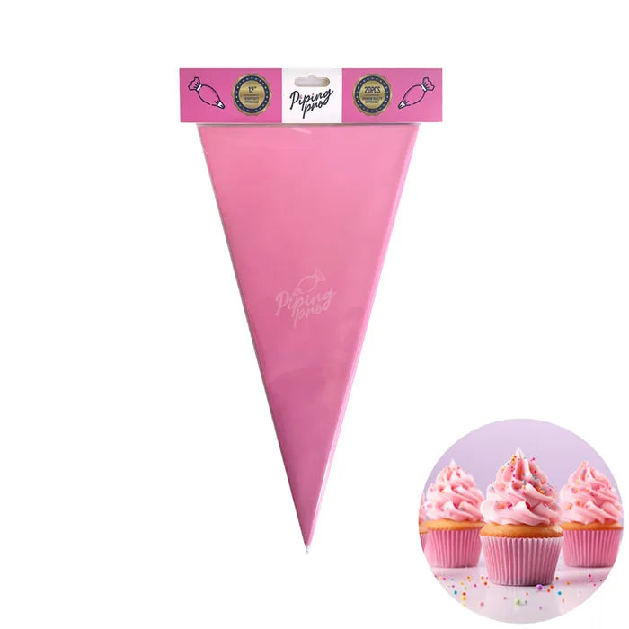 DISPOSABLE PIPING BAGS HEAVY DUTY 12 INCH | 20 PIECES CAKE CRAFT