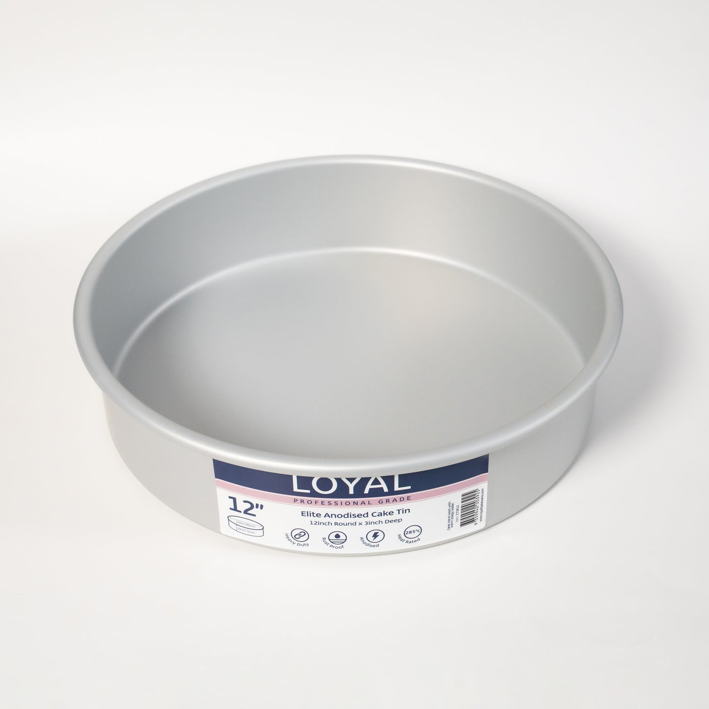 CAKE TIN LOYAL Elite Anodised Cake Tin Round (12in)