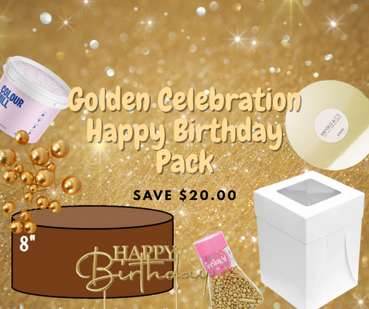 Golden Celebration Happy Birthday Pack || SAVE $20.00!