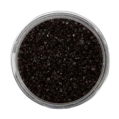 BLACK Sanding Sugar (75g) - by Sprinks