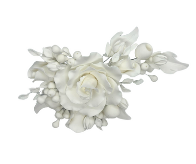 Edible Special Occasion Rose Spray - White