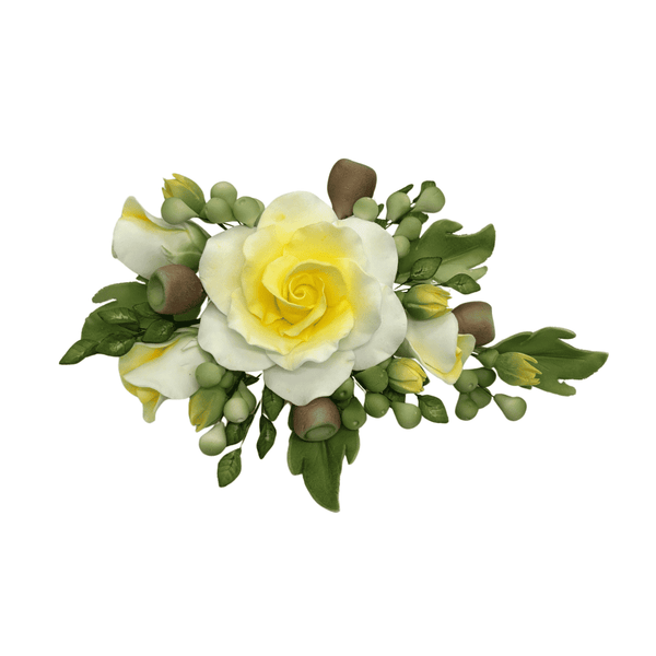 Edible Special Occasion Rose Spray - Yellow