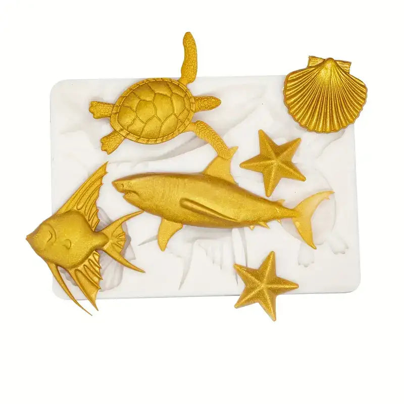 Ocean Creatures Silicone Mold – view 2