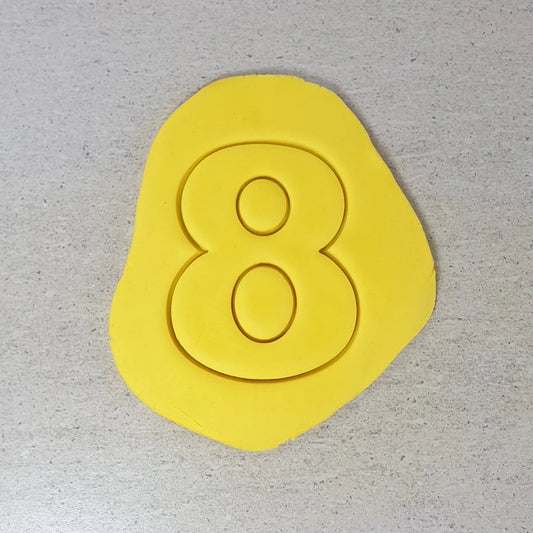 Cookie Cutter Number 8 Cutter (Wide Version)