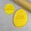 Cookie Stamp Happy Anniversary Embosser 60mm