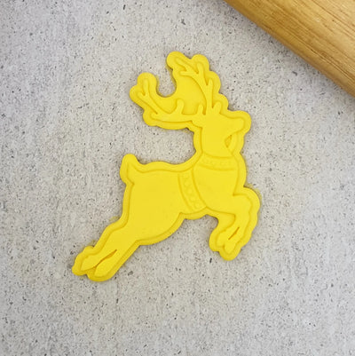 Flying Reindeer Cutter and Debosser Set