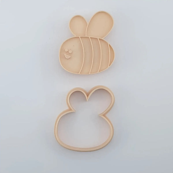 Cookie Cutter Bee Cutter & Embosser Set