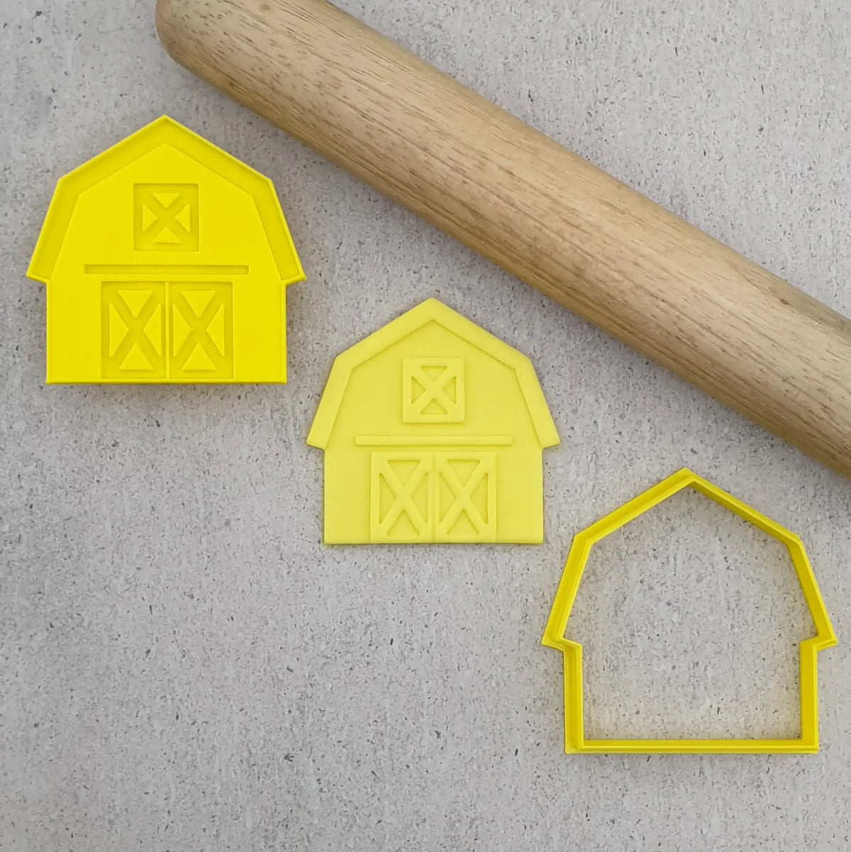 Farm Barn Cutter and Debosser Set