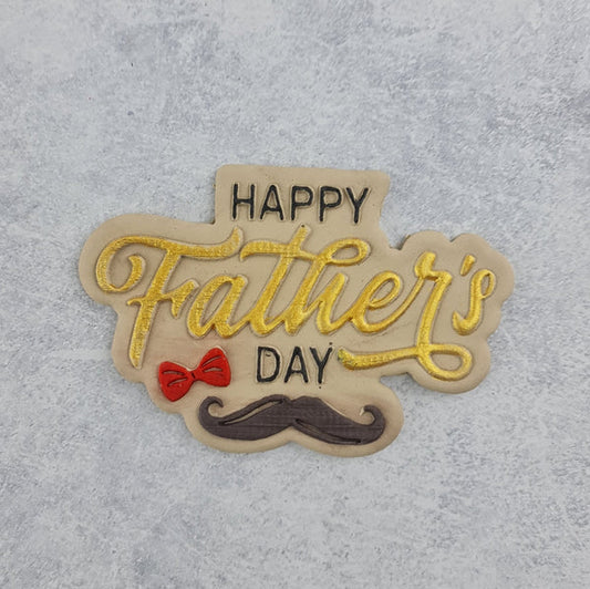 Cookie Cutter Happy Father's Day Debosser