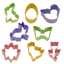 MINI EASTER COOKIE CUTTER SET 8 - ASST. COLOURS (R&M)