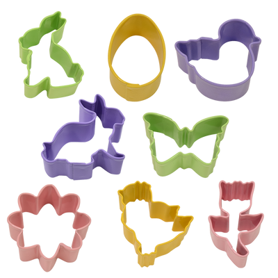 MINI EASTER COOKIE CUTTER SET 8 - ASST. COLOURS (R&M)